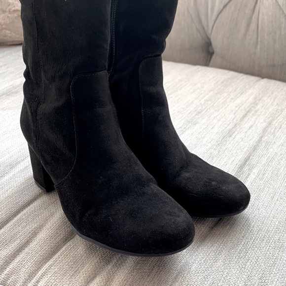 Black Thigh-High Boots - Suede - Circus by Sam Edelman - Picture 5 of 9